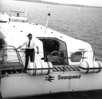Luftkissenfähre von Portsmouth zur Isle of Wight 1969