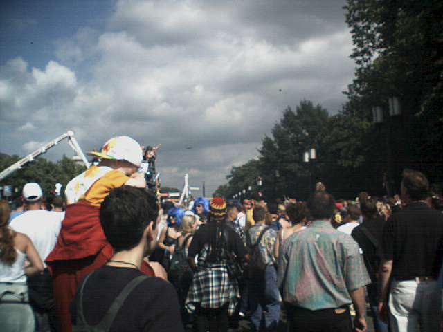 Photo von der Loveparade in Berlin am 21.07.2001