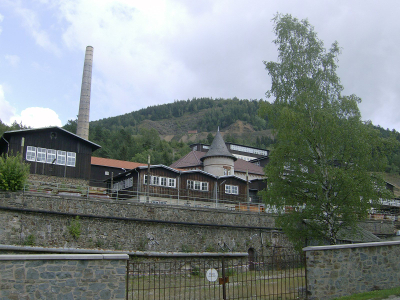 Farbfoto: Das Museumsbergwerk Rammelsberg bei Goslar am Sonntag, dem 7. August im Jahre 2011. Foto: R.I.